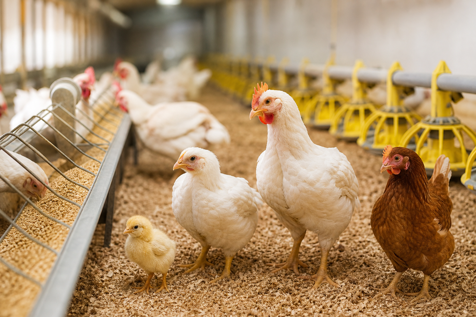 Ração aves para cada fase da criação com foco em nutrição animal e boas práticas de fabricação