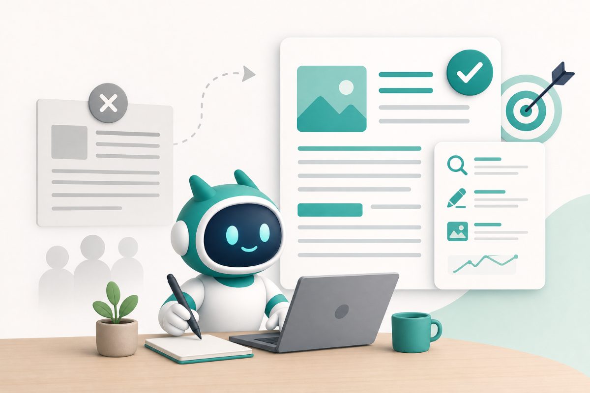 Artigos para blog empresarial com foco em evitar textos genéricos e melhorar o conteúdo SEO