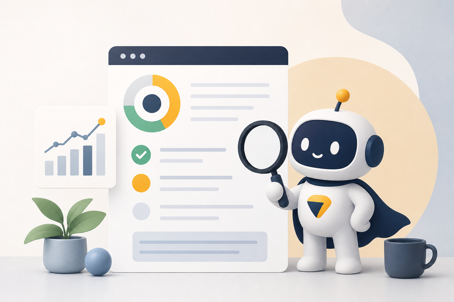 Dashboard com SEO Score para revisar artigo antes de publicar