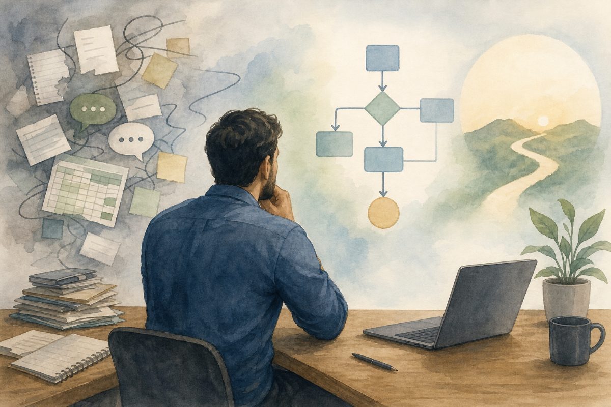 Gestão operacional com centralização de dados e organização da rotina empresarial