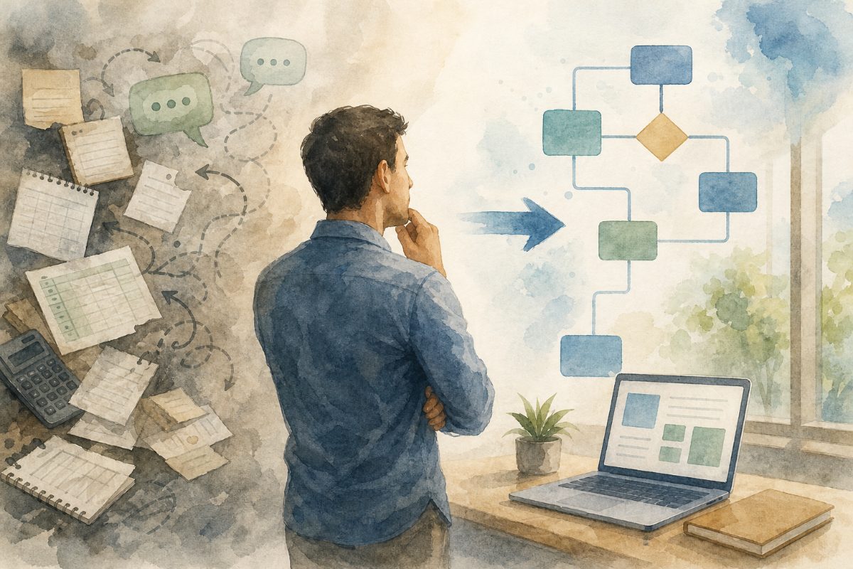 Desenvolvimento de software personalizado para organizar processos e centralização de dados na operação da empresa