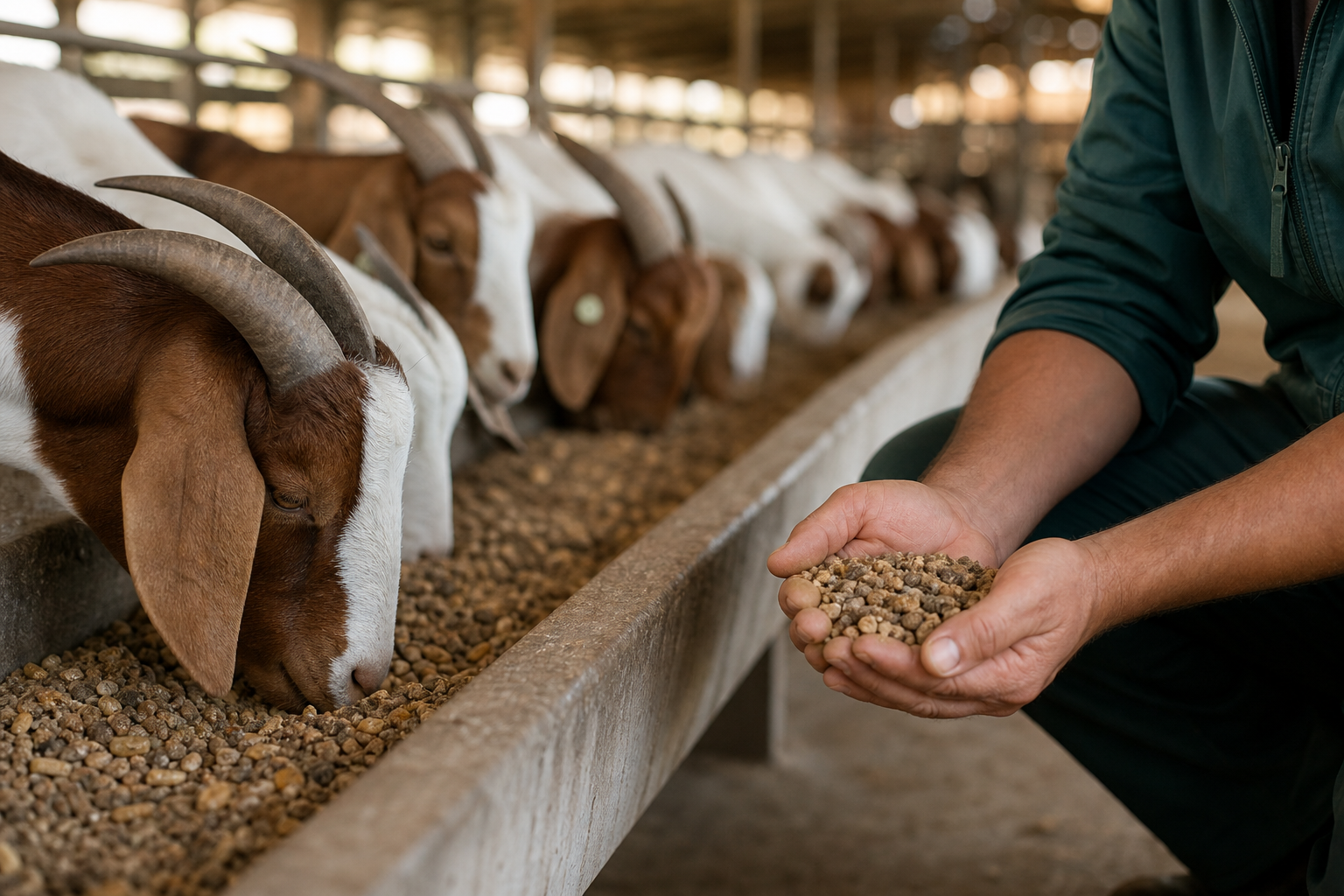 Ração caprinos para manejo alimentar regular e nutrição animal de alta digestibilidade