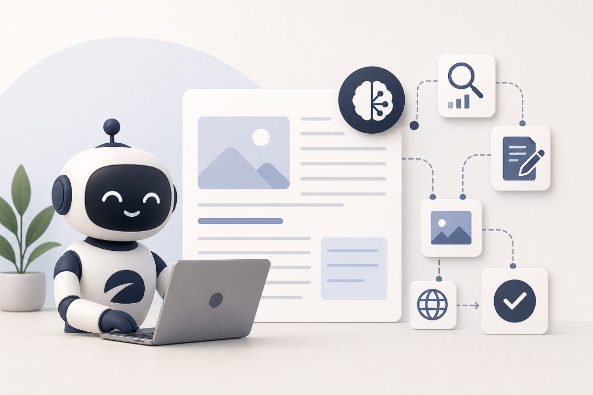 SEO com IA para automação de conteúdo sem textos genéricos