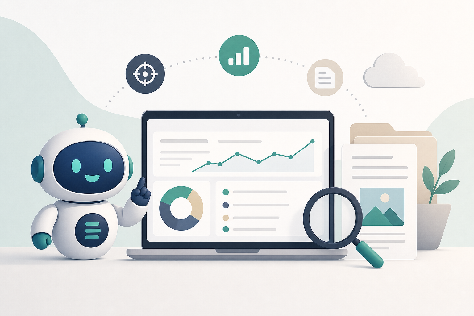 Análise SEO de blog com dashboard e rank tracking para identificar oportunidades de conteúdo