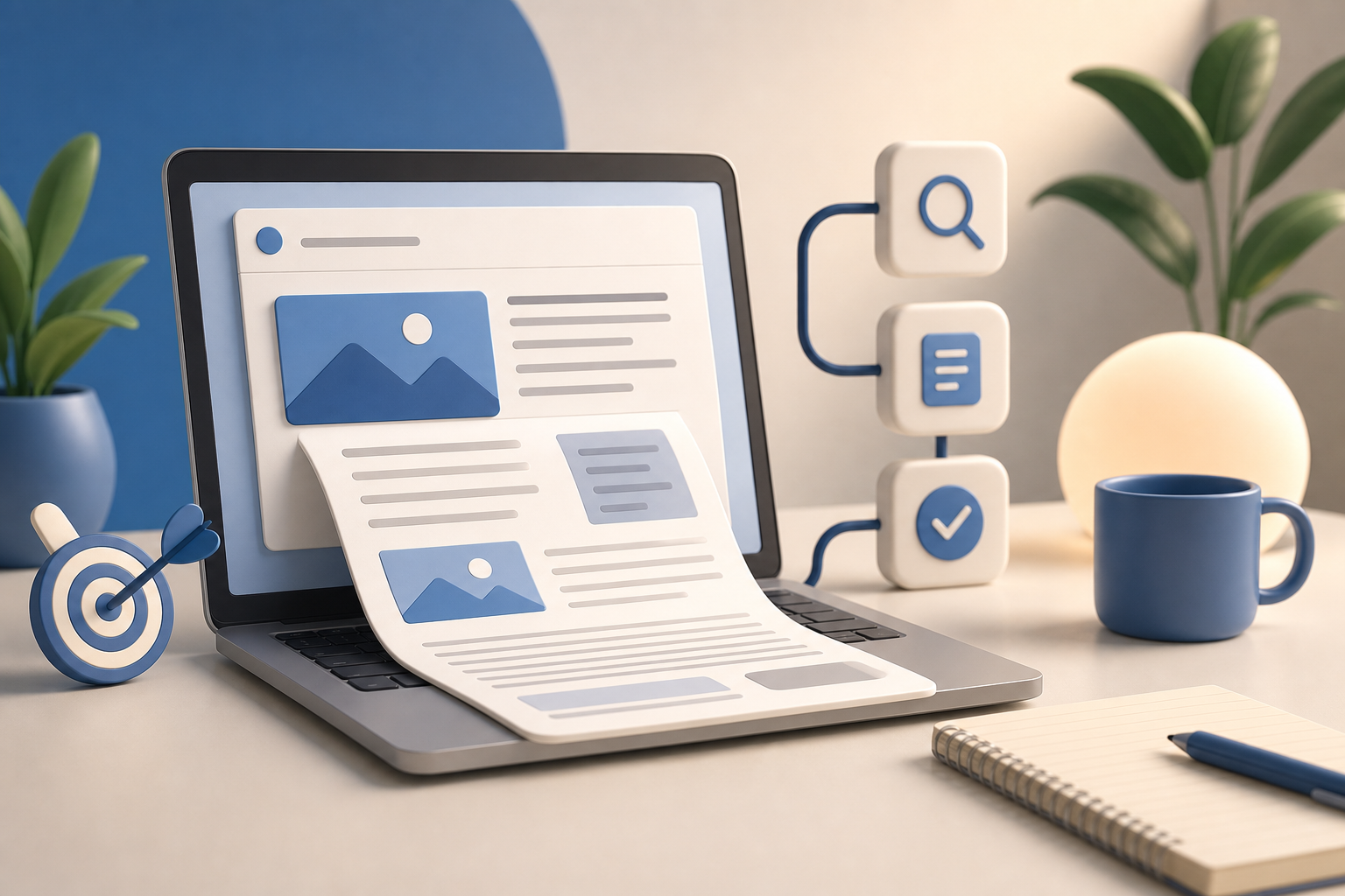 Marketing de conteúdo para empresas sem equipe dedicada com rotina enxuta, automação e dashboard de acompanhamento